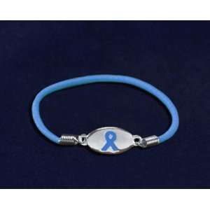  Light Blue Ribbon Bracelet Stretch (Retail) Everything 