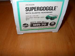   WELDING GOGGLES SUPERGOGGLE VINTAGE VERY COOL MADE IN USA NEW  