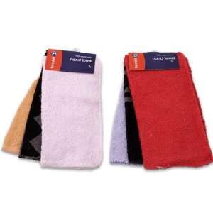    3pk Assorted Color Cotton Washcloth 11x11