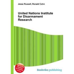  United Nations Institute for Disarmament Research Ronald 