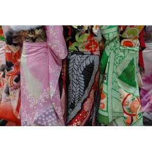  Kimono Fabrics   Peel and Stick Wall Decal by Wallmonkeys 