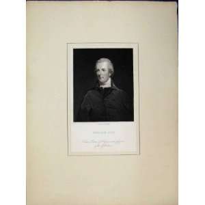  Portrait William Pitt Hoppner Engraving Elwhite Print 
