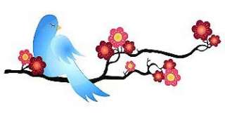 NEW Urban Outfitters Bird On Branch Wall Decal Sticker  