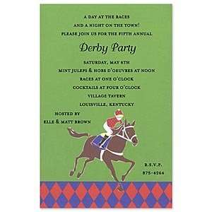  Derby Horse Invitation Print it Yourself Invitations 