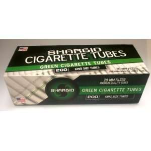  Shargio Cigarette Tubes King Menthol 50ct Case  New 