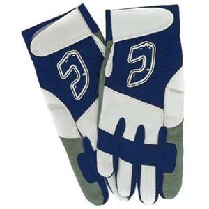  Team Combat Youth Ultra Dry Mesh Batting Gloves NAVY/WHITE 