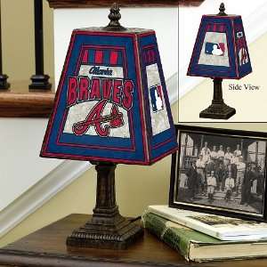   Art Glass Team Lamp   Atlanta Braves   MLB: Home Improvement