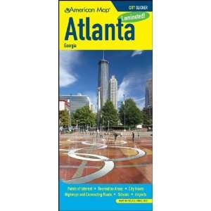    American Map 616783 Atlanta, GA City Slicker Map: Office Products