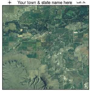   Aerial Photography Map of Fort Shaw, Montana 2011 MT 