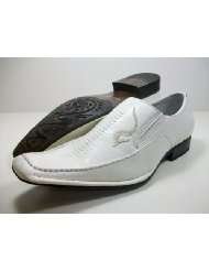 Mens White Delli Aldo Loafer Dress Casual Shoes Styled in Italy
