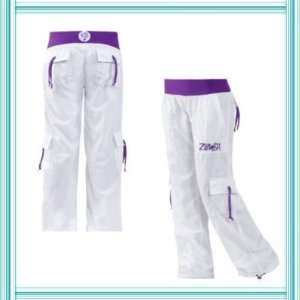  Zumba Cargo Pants  White  XLARGE