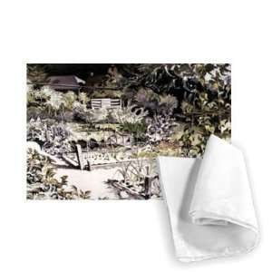 Kitchen Gardens, Uley House (w/c on paper)    Tea Towel 100% Cotton 