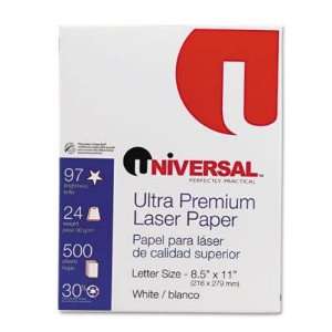  Universal Ultra Premium Laser Paper, 97 Brightness, 24lb 