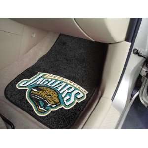 NFL Jacksonville Jaguars 2 Car \ Auto Mat Set:  Sports 