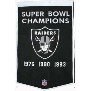  Oakland Raiders Dynasty Banner: Sports & Outdoors