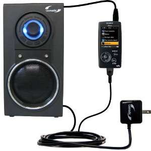 : 10 Watt Battery Powered Portable Amplified Audio Speaker with Dual 