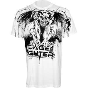  Cage Fighter Death From Above MMA Shirt White Sports 