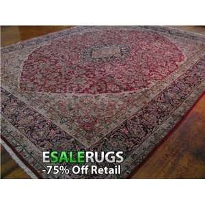  10 0 x 13 4 Kerman Hand Knotted Persian rug: Home 