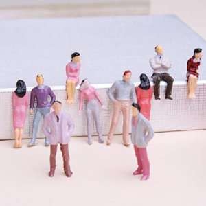   Painted Model Train People Figures Scale O (1 to 50) Toys & Games