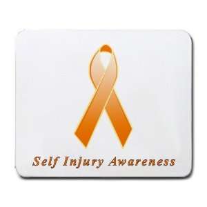  Self Injury Awareness Ribbon Mouse Pad