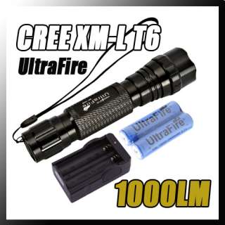 1000LM UltraFire CREE XML XM L T6 5 Mode LED Flashlight Torch SET #16 