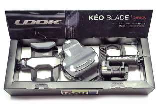 NEW 2011 LOOK KEO BLADE Carbon Chromo Pedals & 2 Cleat Sets 12Nm 