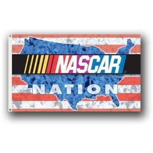   NIB NASCAR Racing NASCAR 3x5 Banner Flag & Grommets: Sports & Outdoors