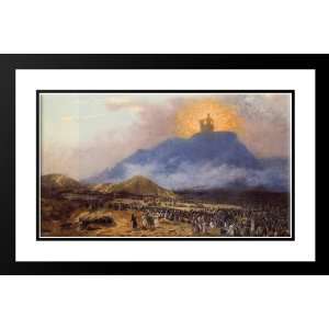Gerome, Jean Leon 24x17 Framed and Double Matted Moses on Mount Sinai 
