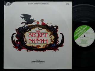 SECRET OF NIMH Jerry Goldsmith 1982 UK TER LP NM  