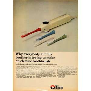   Ad Olin Broxodent Automatic Toothbrush Dental Care   Original Print Ad