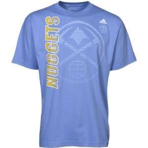  NBA adidas Denver Nuggets Performance Blinds T shirt 