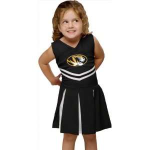  Missouri Tigers Youth Black Cheer Dress
