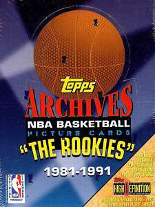 1993 TOPPS ARCHIVES BASKETBALL HOBBY BOX  
