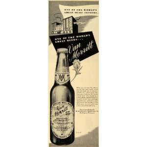  1947 Ad Burlington Brewing Co Van Merrit Beer Wisconsin 