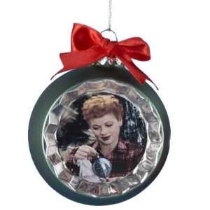  I Love Lucy Green Glass Ball Christmas Ornament