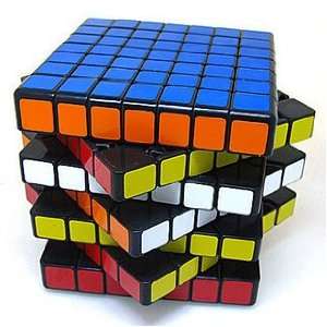   ShengShou 7x7 7.5cm Speed Cube Black Twisty Magic Puzzle Toys & Games