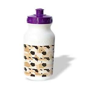     Peach Camouflage  Military  Art   Water Bottles