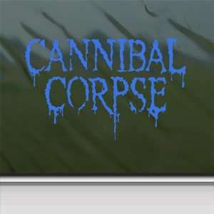  Cannibal Corpse Blue Decal Metal Band Truck Window Blue 