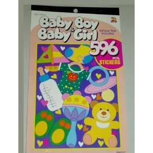   Baby Boy & Baby Girl Sticker Book   596 pieces: Arts, Crafts & Sewing