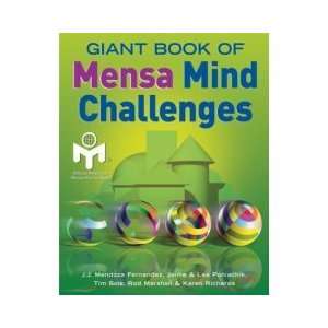  GIANT BOOK OF MENSA MIND CHALLENGES JAIME PONIACHIK, LEA 