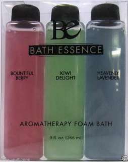 Be Bath Essence Set of 3 Aroma therapy Foam Bath,  