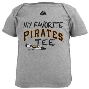 Pitt Pirate Tshirt  Majestic Pittsburgh Pirates Infant Leadoff Hitter 