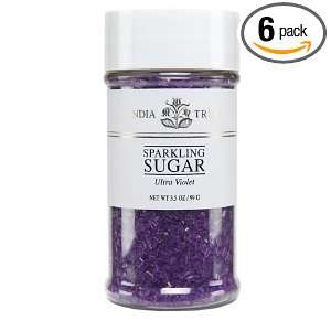 India Tree Sugar, Ultra Violet, 3.5 Ounce (Pack of 6)  