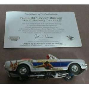  Matchbox Bud Light 1964 Mustang Rodeo Die cast Car 