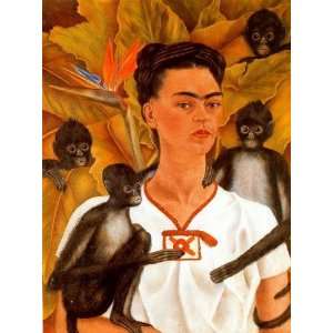  FRAMED oil paintings   Frida Kahlo   24 x 32 inches   Self 