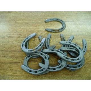 20 pc Cast Iron Horseshoes for Decorating and Crafts:  Home 