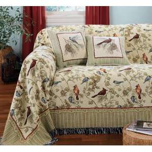  Songbirds Large Sofa Throw, 70 x 170