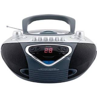   Unirex RX 947 Portable CD AM/FM Stereo Radio Cassette Player/Recorder