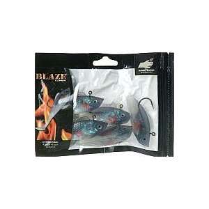  Blaze (RSB4 SPBB ) Soft Plastic Baits 4 RIGGED SHAD 5PK 