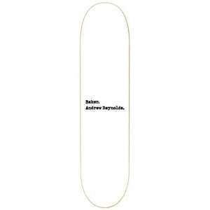  Baker Skateboards Reynolds Basic Skateboard: Sports 